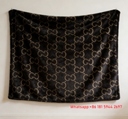 Minimal Gucci Monogram Fleece Blanket IMG_2917